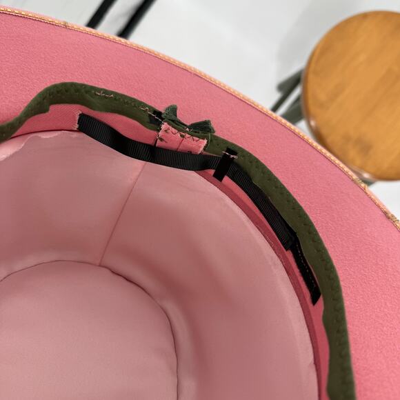 Pink Rancher Hat Gold Chain & Tassel Detail main image 6